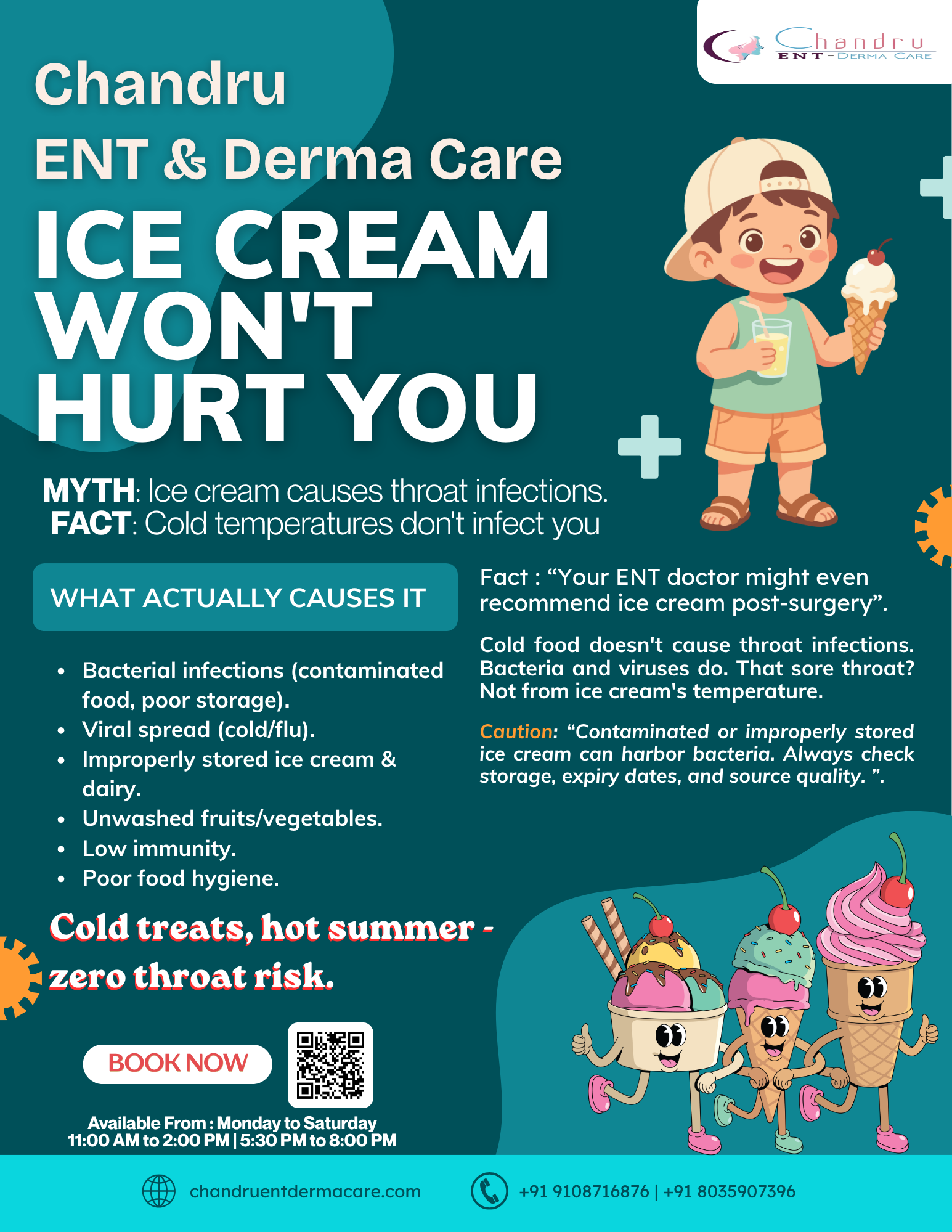 Cold treats are not your enemy...!